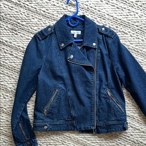 Loft Denim Moto Jacket - brand new